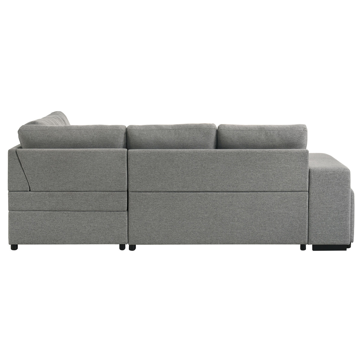 Coaster Pastrana Sleeper Sectional Sofa – Charcoal Grey
