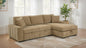 Coaster Pastrana Sleeper Sectional Sofa – Camel