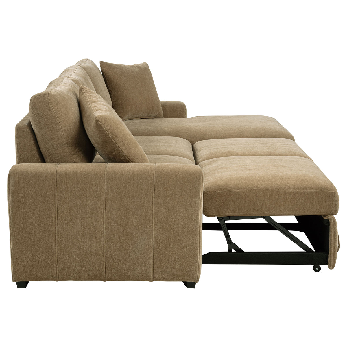 Coaster Pastrana Sleeper Sectional Sofa – Camel