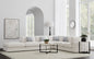 CoasterEssence Serene 6-Piece Modular Sectional Sofa in Beige