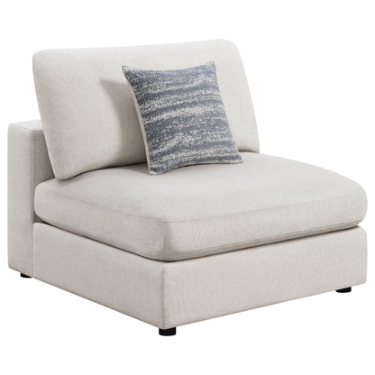 CoasterEssence Serene 6-Piece Modular Sectional Sofa in Beige