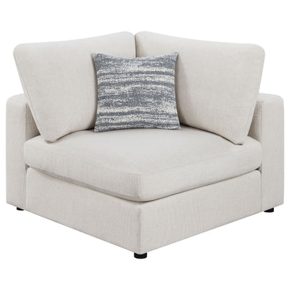 CoasterEssence Serene 6-Piece Modular Sectional Sofa in Beige