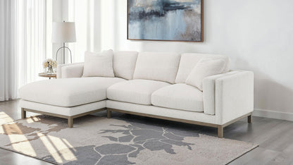 Coaster Geneva Sectional Sofa with Left-Side Chaise – Sand