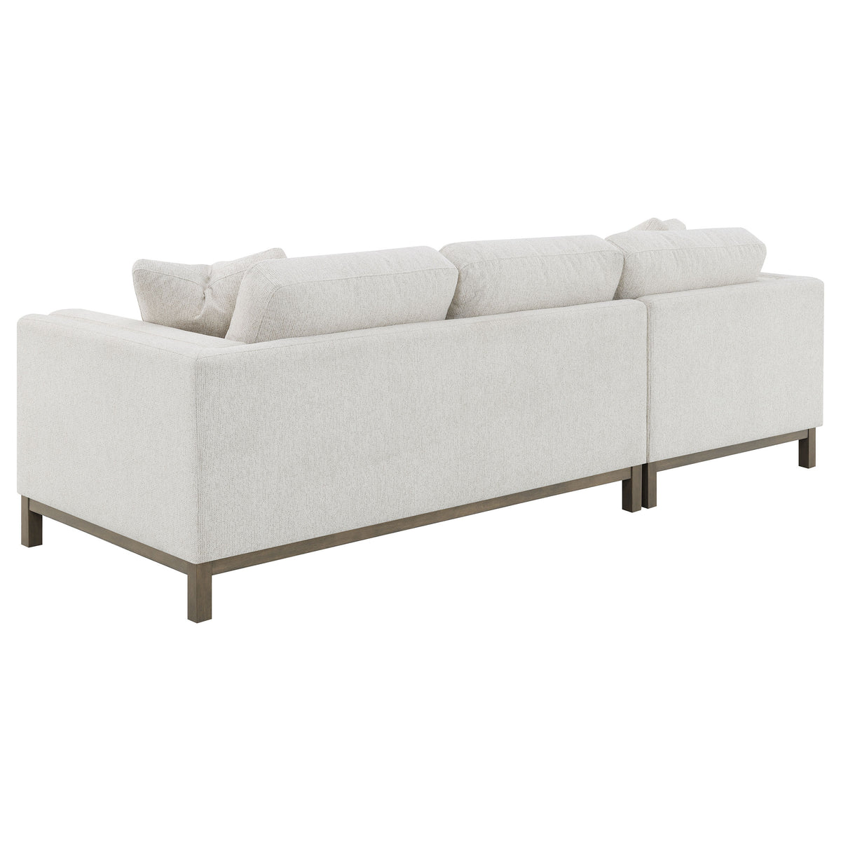 Coaster Geneva Sectional Sofa with Left-Side Chaise – Sand
