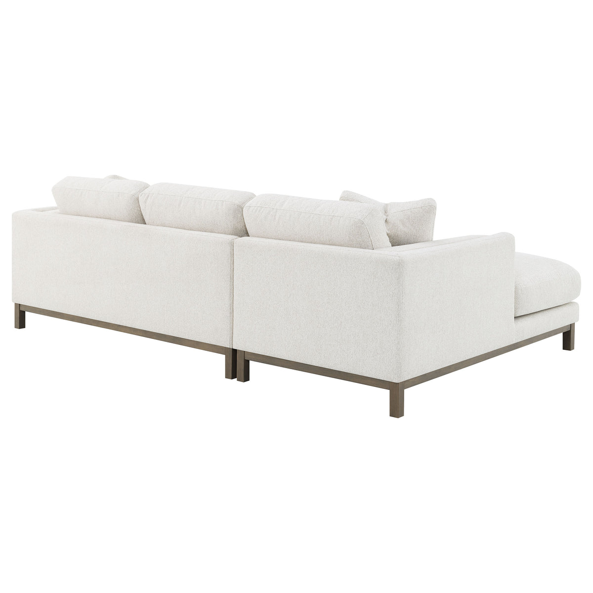 Coaster Geneva Sectional Sofa with Left-Side Chaise – Sand