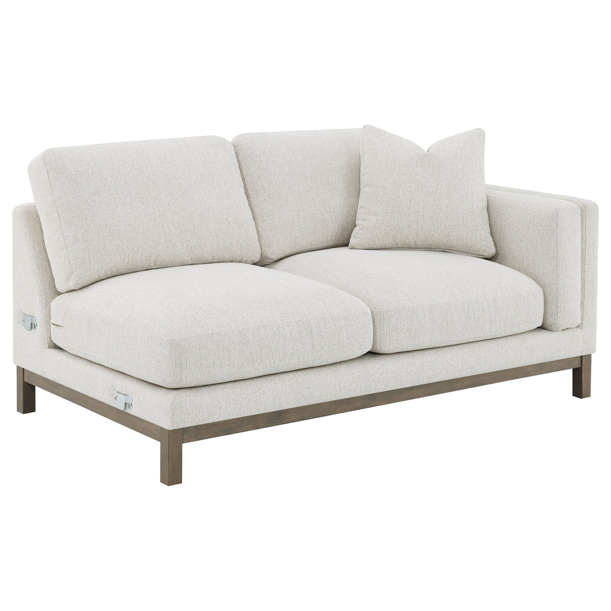 Coaster Geneva Sectional Sofa with Left-Side Chaise – Sand